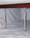a crawl space repaired with crawl space jack posts and a crawl space liner for a home in Smyrna