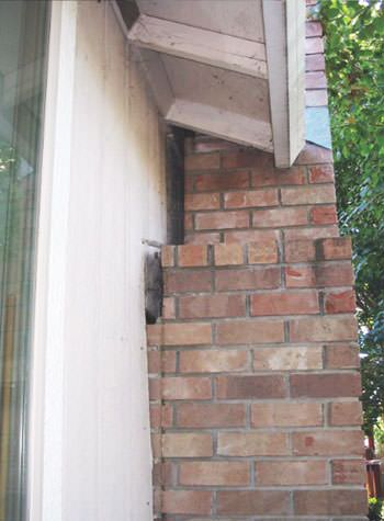 sinking, leaning chimneys that are in danger of collapse in Goodlettsville