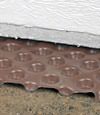crawl space insulation installed in Florence over our extra large drainage matting