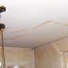 Drywall cracks in Huntsville that were poorly patched and repaired.