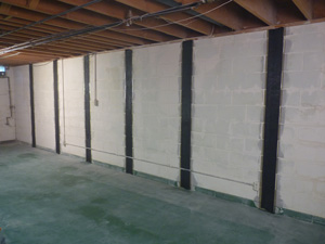 patch basement wall Repair frozen concrete using this procedure by skv construction.