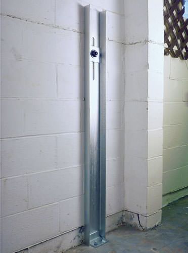 Channel Wall Anchor System For Collapsing Foundation Walls In Clarksville Nashville Jackson Tennessee And Cky Channel Wall Anchor System For, Do It Yourself Basement Wall Anchors