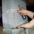 a failing crawl space support in Clarksville