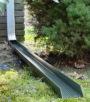Gutter downspout extension installed in Springfield