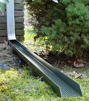 Gutter downspout extension installed in Old Hickory
