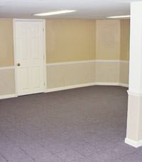Plastic 20-mil vapor barrier for dirt basements, Florence, Tennessee, Kentucky, and Alabama installation