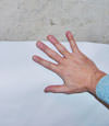 closeup of a plastic basement wall covering on concrete in Mayfield