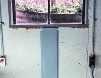 Repaired waterproofed basement window leak in Franklin